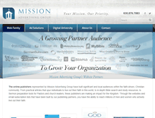 Tablet Screenshot of missionadgroup.com